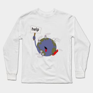 help the earth Long Sleeve T-Shirt